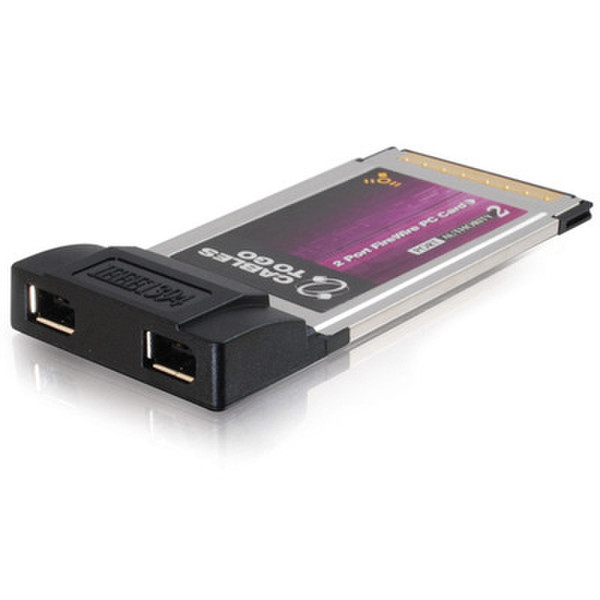 C2G Port Authority 2-Port Firewire® PC Card интерфейсная карта/адаптер