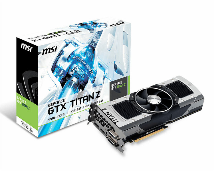 MSI NTITAN Z 12GD5 GeForce GTX TITAN Z 12GB GDDR5 graphics card