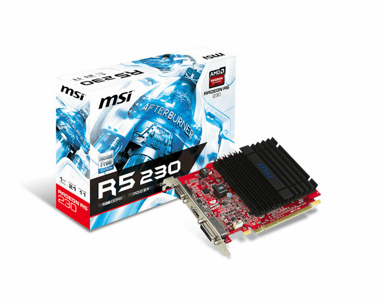 MSI R5 230 1GD3H Radeon R5 230 1GB GDDR2 Grafikkarte
