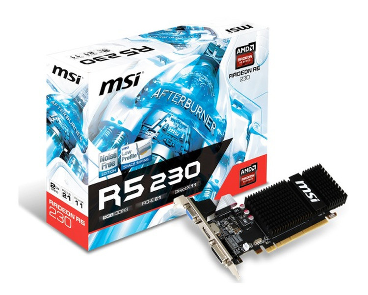MSI R5 230 2GD3H LP Radeon R5 230 2GB GDDR3 graphics card