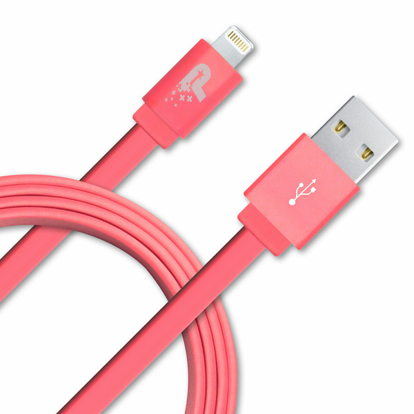 Patriot Memory PCALC3FTFPK 1м USB A Lightning Розовый кабель USB