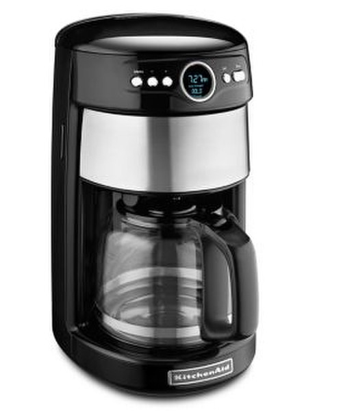 KitchenAid KCM1402OB Отдельностоящий Полуавтомат Espresso maker 14чашек Черный кофеварка