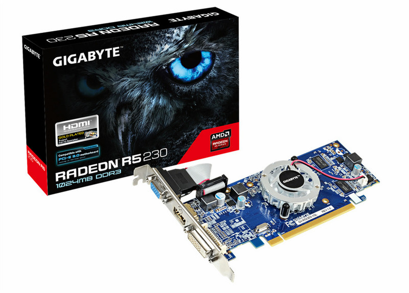 Gigabyte GV-R523D3-1GL Radeon R5 230 1GB GDDR3 graphics card