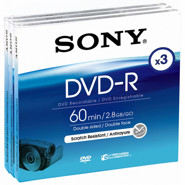 Sony 3DMR60A чистый DVD