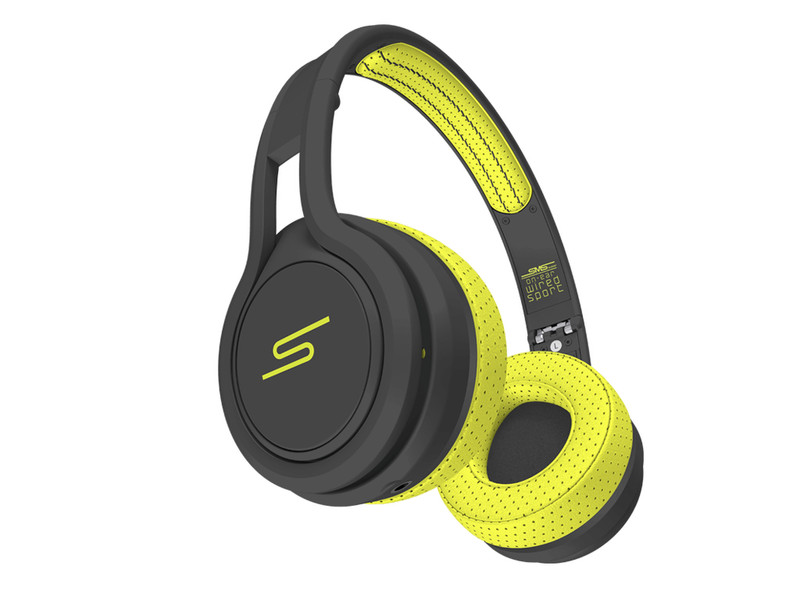 SMS Audio On-Ear Wired Sport Binaural Kopfband Schwarz, Gelb