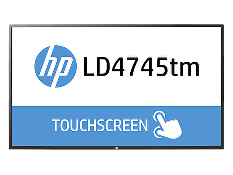 HP LD4745tm 46.96Zoll 1920 x 1080Pixel Schwarz Touchscreen-Monitor