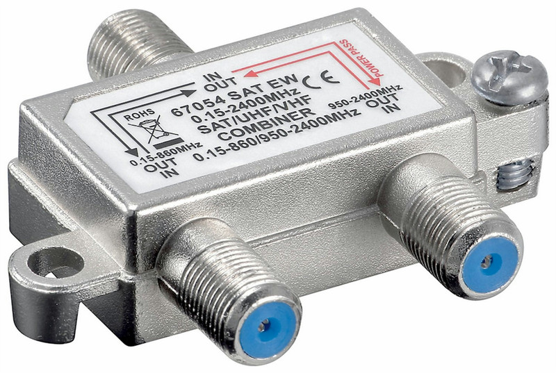 1aTTack 7670548 Cable combiner Silber Kabelspalter oder -kombinator