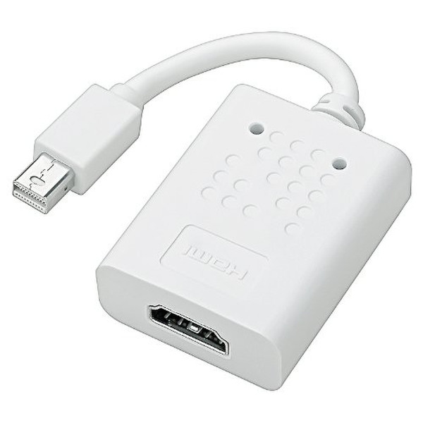 eForCity 1852821 Mini DisplayPort HDMI Weiß Videokabel-Adapter