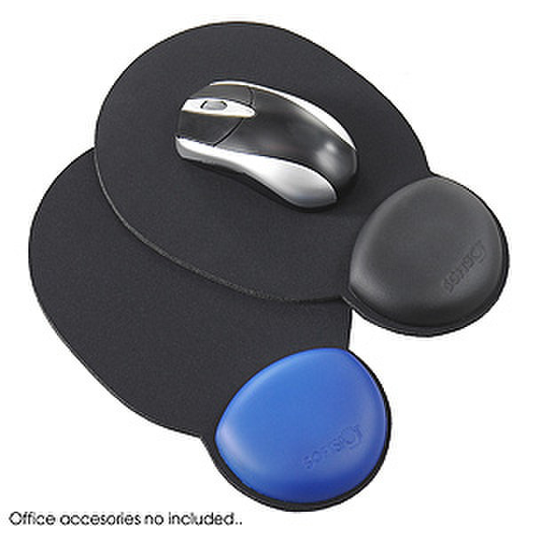 Safco SoftSpot Vantage Mouse Pad Черный коврик для мышки
