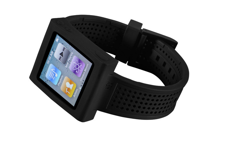 Hex Sport Watch Band Black iPod nano 6G Музыкальная группа Черный