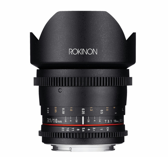 ROKINON Cine CV10M-E SLR Ultra-wide lens Schwarz Kameraobjektiv