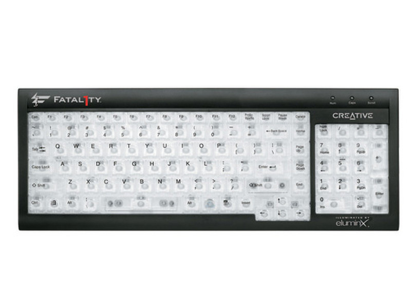 Creative Labs Creative Fatal1ty Gaming Keyboard USB keyboard
