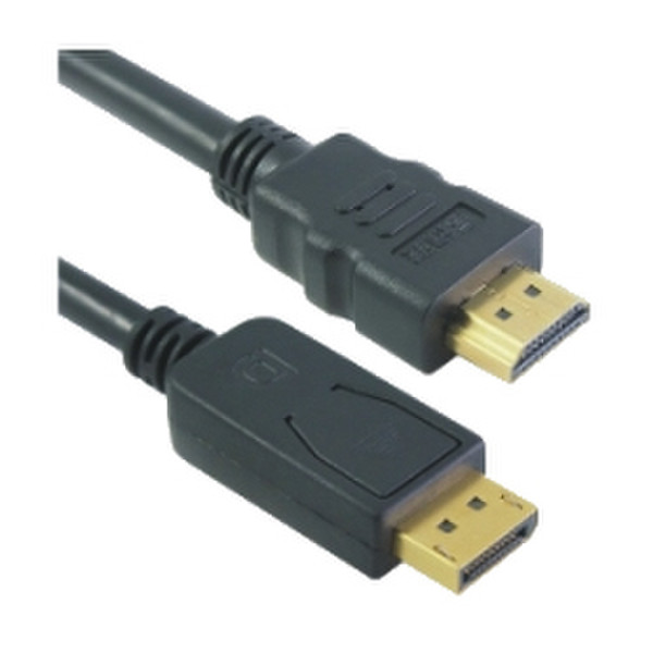 M-Cab 7003463 5m DisplayPort HDMI Schwarz Videokabel-Adapter