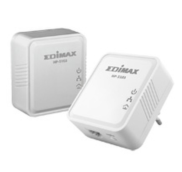 Edimax HP-5103K 500Mbit/s Weiß 2Stück(e) PowerLine Netzwerkadapter