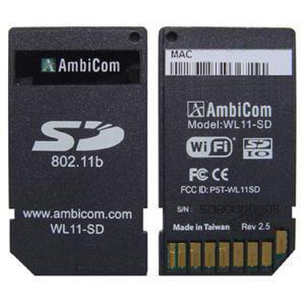 AmbiCom WL11-SDIO 11Mbit/s networking card