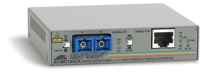 Allied Telesis AT-MC103LH 100Mbit/s 1610nm network media converter