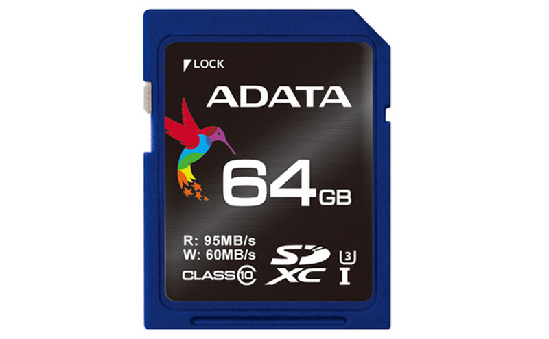 ADATA Premier Pro SDXC 64GB SDXC UHS Class 10 memory card