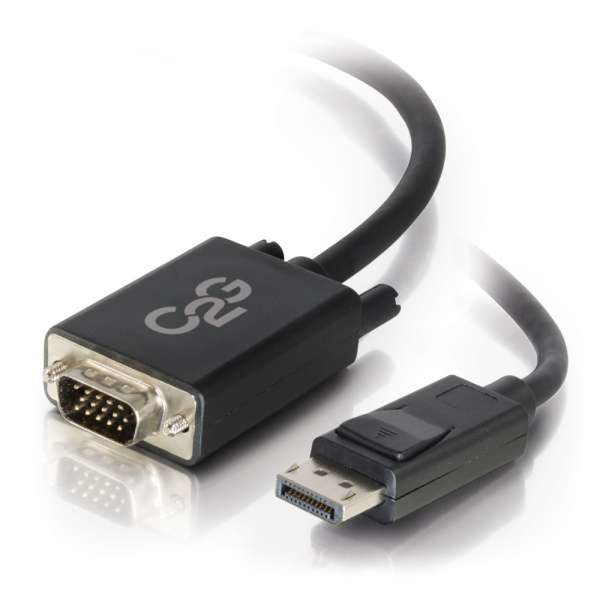 C2G 54332 1.83м DisplayPort VGA (D-Sub) Черный адаптер для видео кабеля