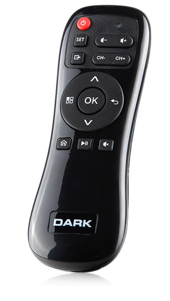 Dark KAM03 Инфракрасный беспроводной Нажимные кнопки Черный пульт дистанционного управления
