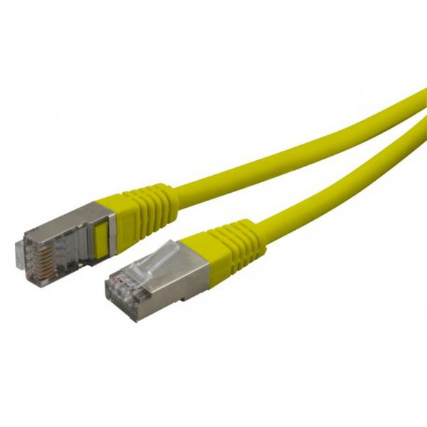 Waytex 32071 2m Cat5e F/UTP (FTP) Yellow networking cable
