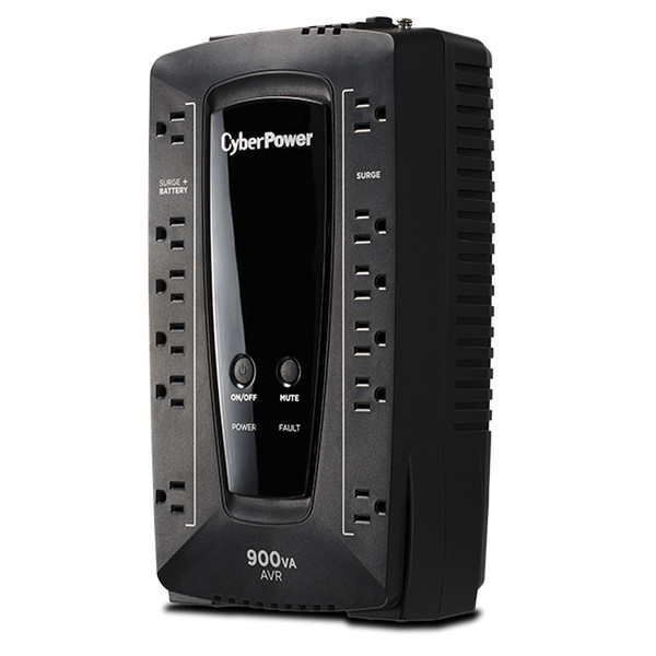 CyberPower AVRG900U 900VA 12AC outlet(s) Compact Black uninterruptible power supply (UPS)