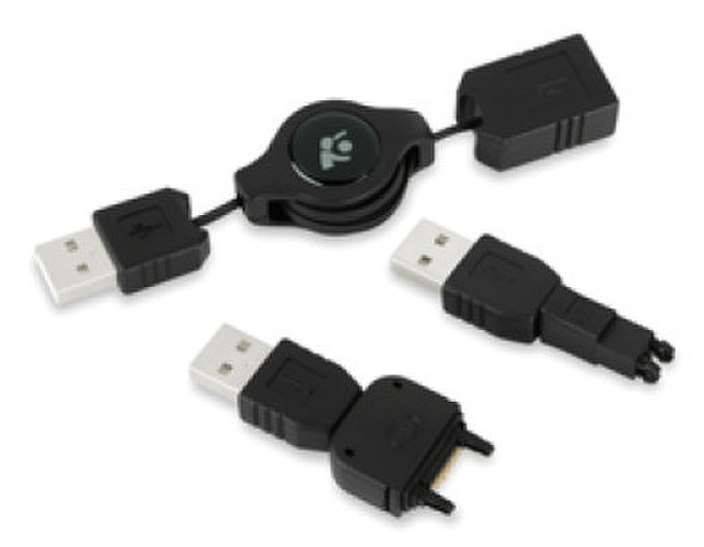 Kensington USB Power Tips for Sony Ericsson Mobile Phones Black mobile phone cable