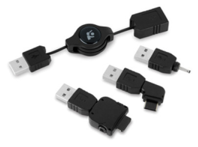 Kensington USB Power Tips for Samsung Black mobile phone cable