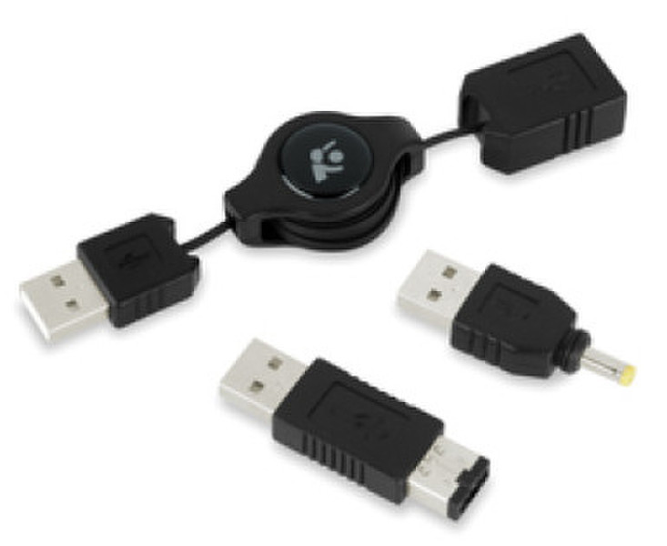 Kensington USB Power Tips Черный дата-кабель мобильных телефонов