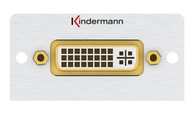 Kindermann 7444000702 DVI-I Алюминиевый розетка