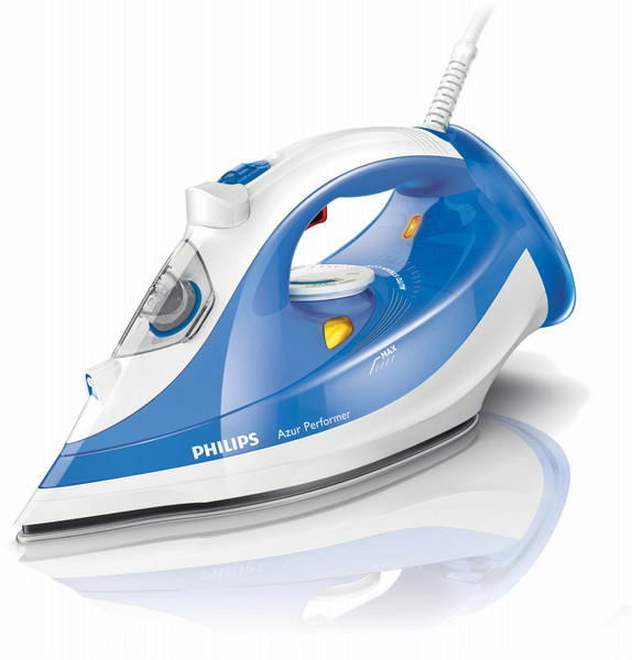 Philips Azur Performer GC3820/30 Steam iron 2400W Blue,White iron