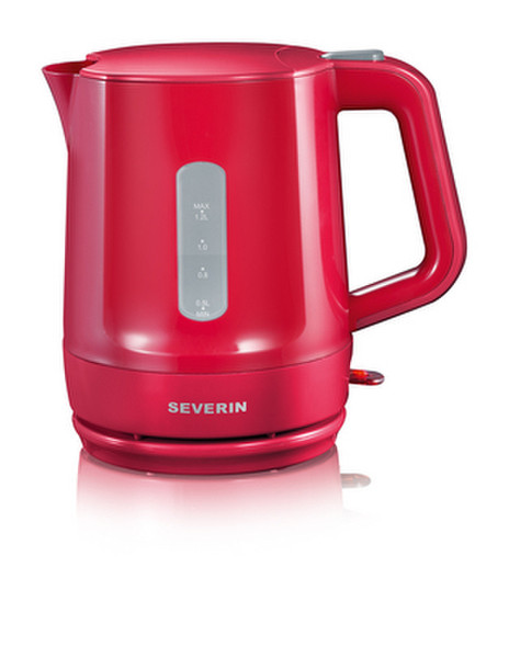 Severin WK 3384 1.2л 1500Вт Серый, Красный электрический чайник