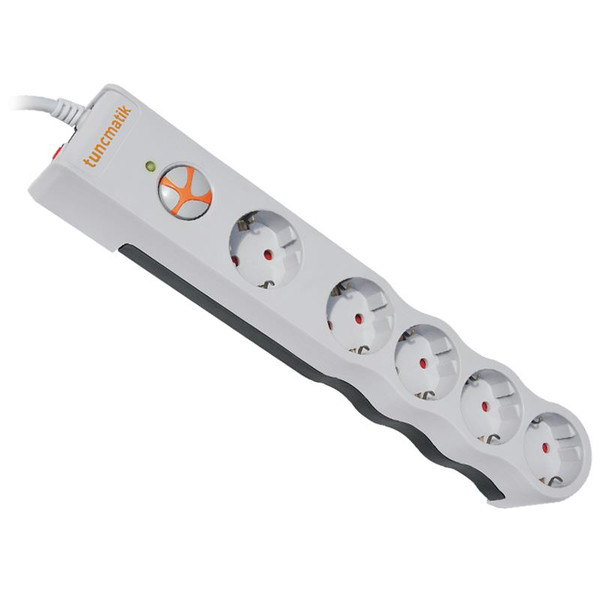 Tuncmatik TSK5012 5AC outlet(s) 250V 1.5m White surge protector