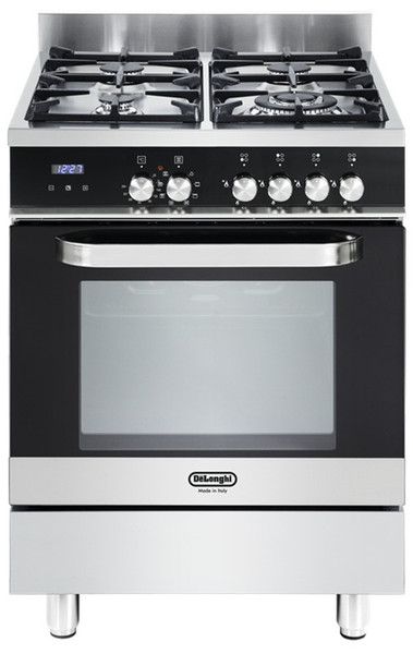 DeLonghi SEMN 664 Отдельностоящий Gas hob A Черный кухонная плита