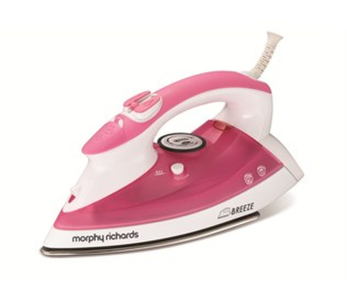 Morphy Richards 300205 Trocken- & Dampfbügeleisen Edelstahl-Bügelsohle 2200W Weiß Bügeleisen