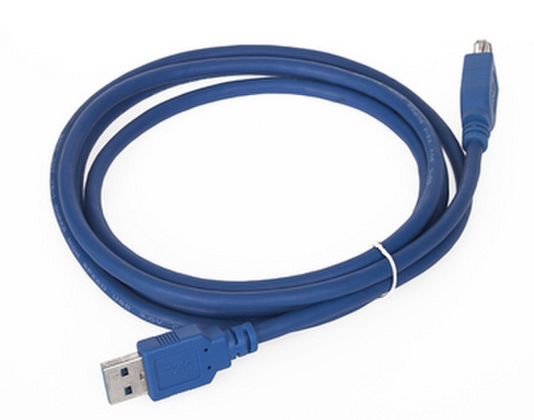 VCOM CU302 1.8м USB A USB A Синий кабель USB