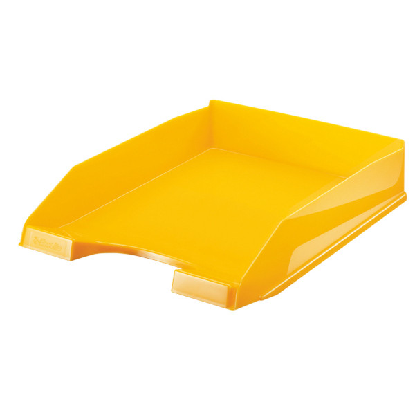 Esselte A4 Letter Tray Polystyrene Yellow desk tray