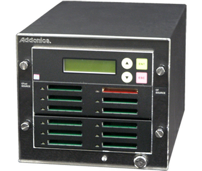 Addonics CFASTD4-2S Flash memory card duplicator Schwarz Brenner