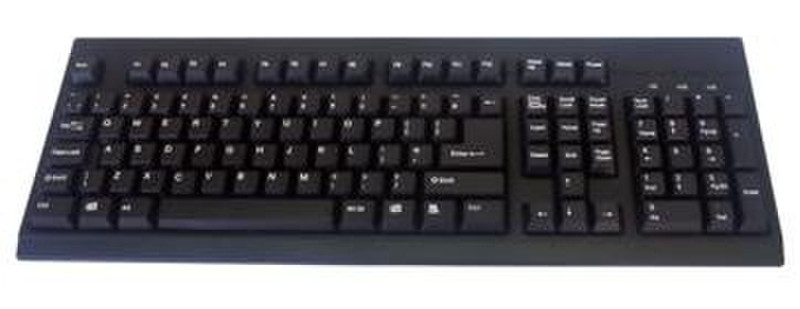 MCL ACK-296US PS/2 QWERTY Черный клавиатура