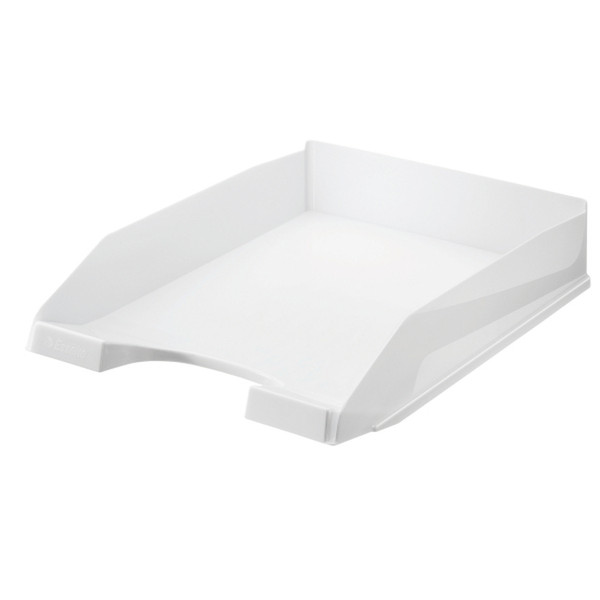 Esselte A4 Letter Tray Polystyrene White desk tray