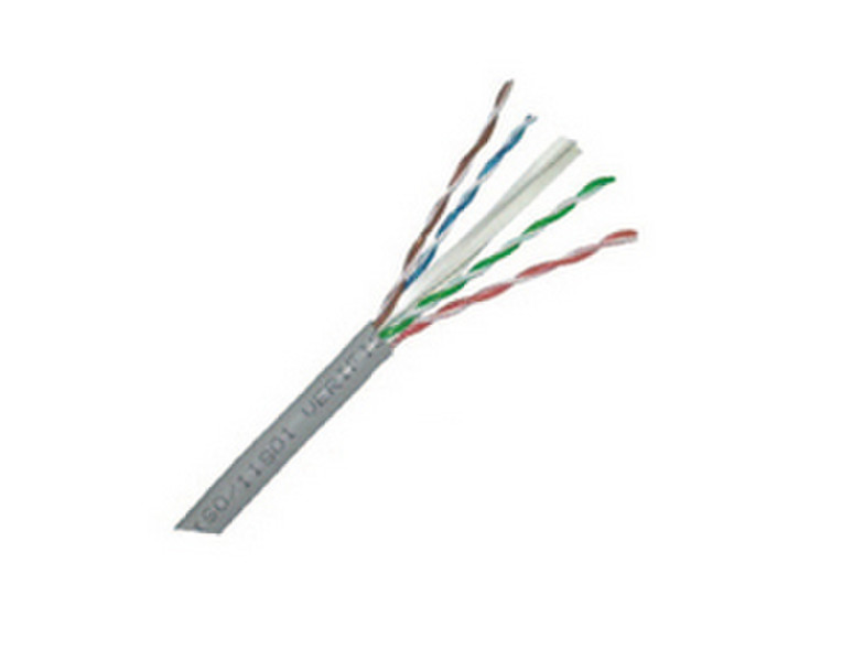 VCOM NC614 305м Cat6 U/FTP (STP) Серый сетевой кабель
