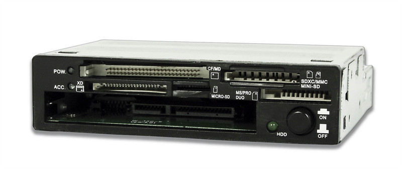 CoolBox CR450SA01 Внутренний SATA Черный устройство для чтения карт флэш-памяти