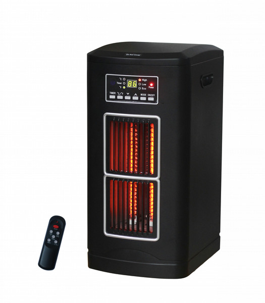 World Marketing of America QTH6000 Floor 1500W Black Quartz electric space heater