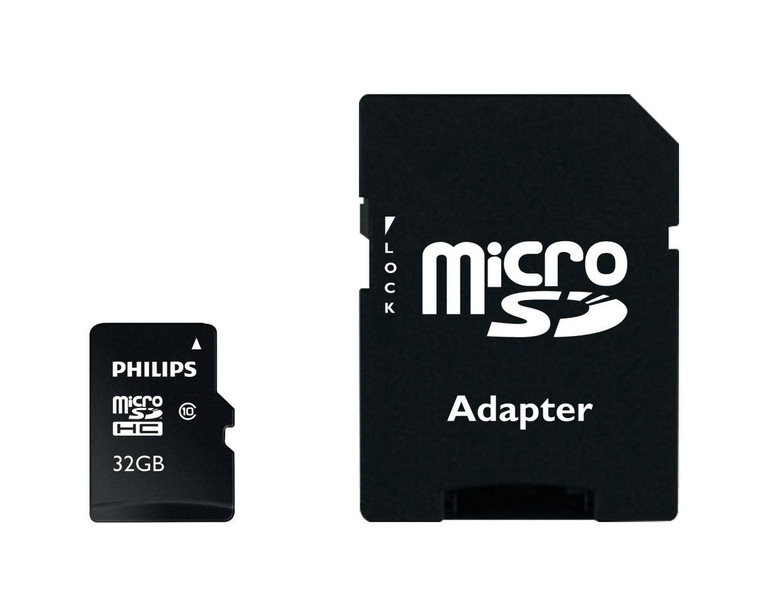 Philips FM32MP45B/10 32ГБ MicroSD Class 10 карта памяти