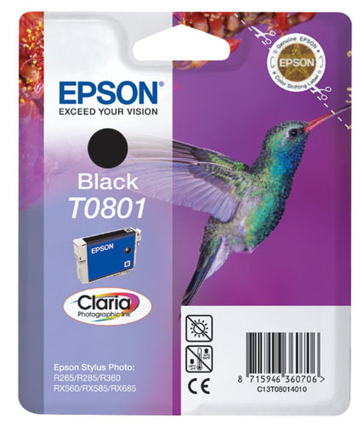 Epson T0801 Black ink cartridge