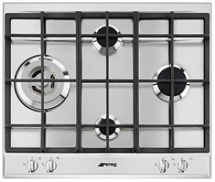 Smeg P261XGHNL built-in Gas Stainless steel hob