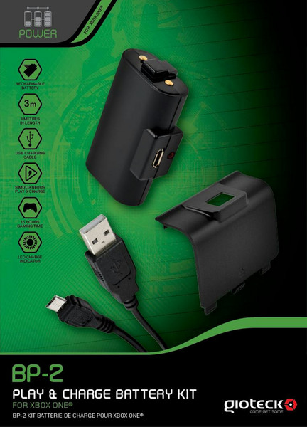 Gioteck BP2XB1-11-MU rechargeable battery