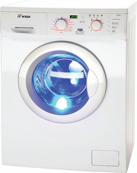 ITWASH E3812D freestanding Front-load 8kg 1200RPM A++ White washing machine