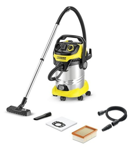 Kärcher WD 6 Premium Drum vacuum 30L 2000W Black,Yellow