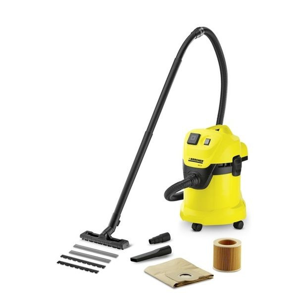 Kärcher WD 3 P Drum vacuum 17L 1400W Black,Yellow