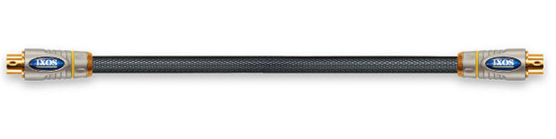 IXOS PC-OFC Twin Shield Coaxial 3м S-Video S-Video Черный коаксиальный кабель